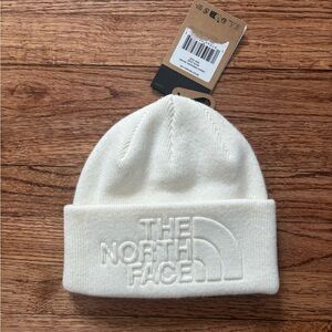 NWT The North Face Cream Knit Hat